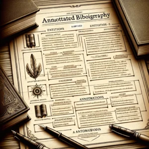 Illustration of Annotated Bibliography