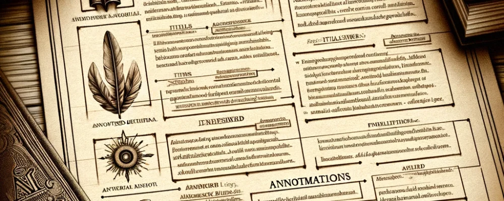 Illustration of Annotated Bibliography